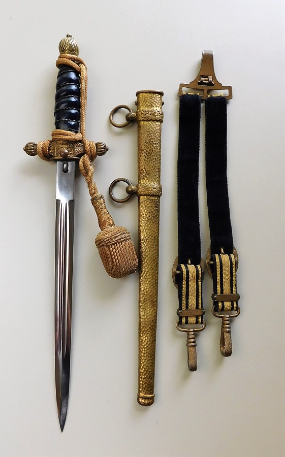 Water Protection Police Dagger with Rare Hangers (#30672)