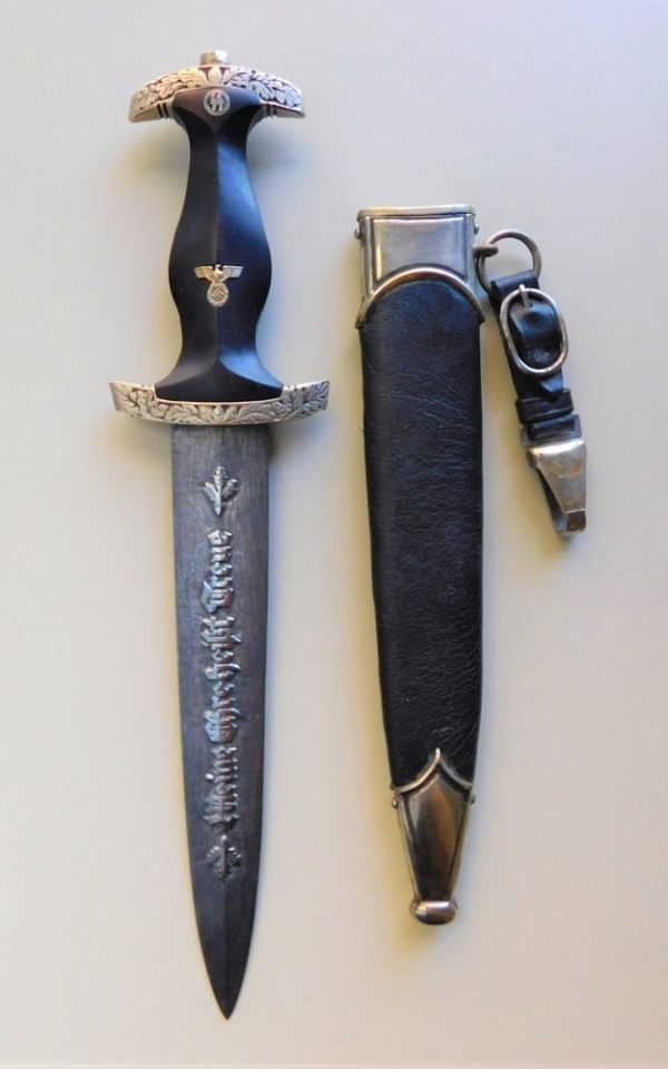 Rare Cased Miniature SS Honor Dagger (#30781)