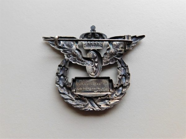 Imperial German Railway Metal Badge (#30811)