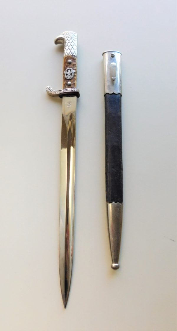 Long Slotted Third Reich Police Bayonet (#30834)