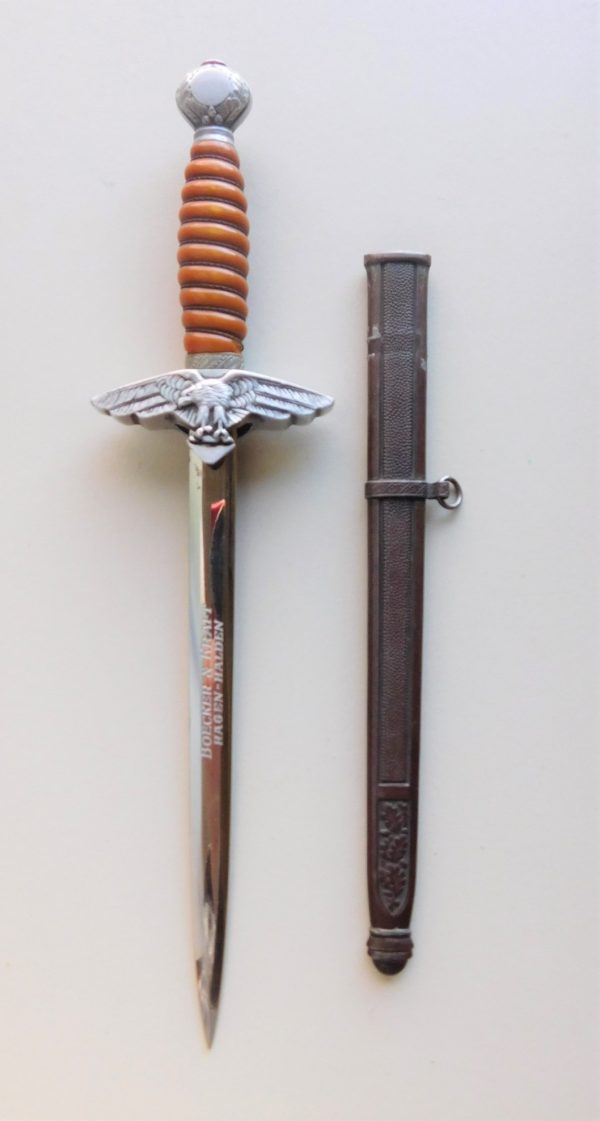 Cased Miniature 2nd Model Luftwaffe Dagger (#30855)