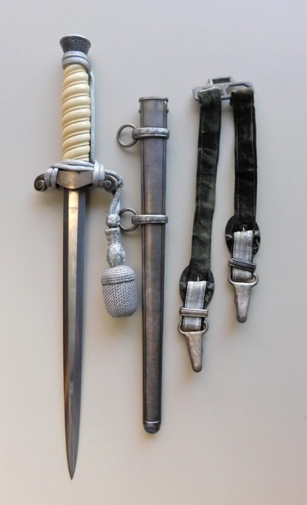 Attributed Army Dagger w/Portepee, Hangers and Reisepass (#30860)