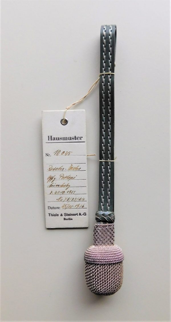 Unissued Hausmuster Reichswehr Sword Knot with Original Control Tag (#30913) SOLD