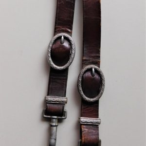 Rare and Unique Leather Army Dagger Hangers (#30946)