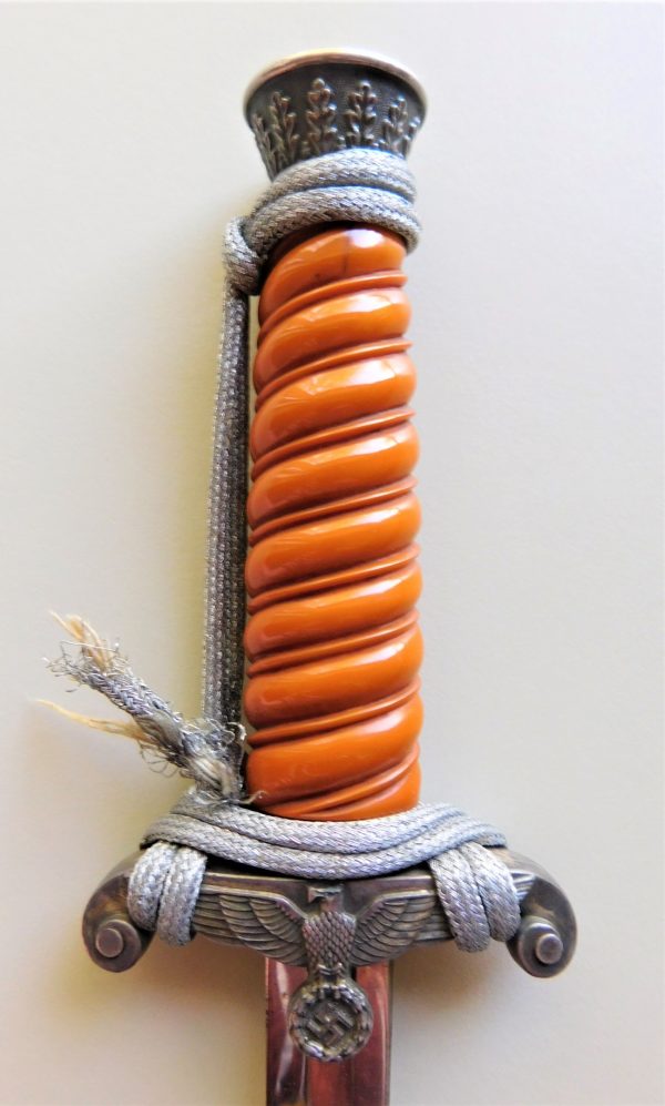Uncleaned Army Officer Dagger w/Portepee & Standard Hangers (#30959)