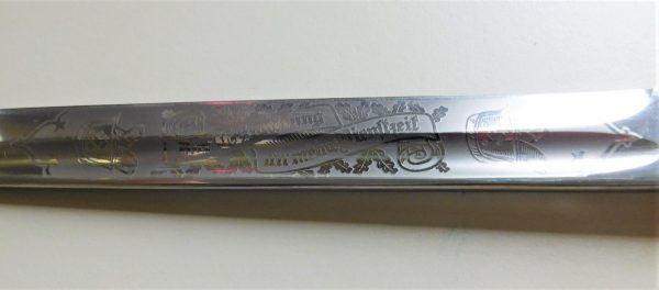Long Fire Official Bayonet w/Double-Etched Blade and Portepee (#31014)