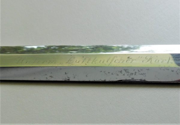 Personalized 2nd Model Luftwaffe Dagger Blade by Horster (#31030)