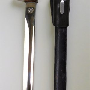 Double-Trademarked Third Reich Police Bayonet (#31032)