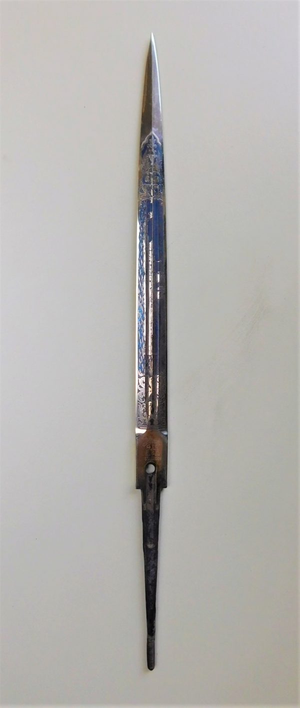Etched 2nd Model Navy Dagger Blade (#31039)