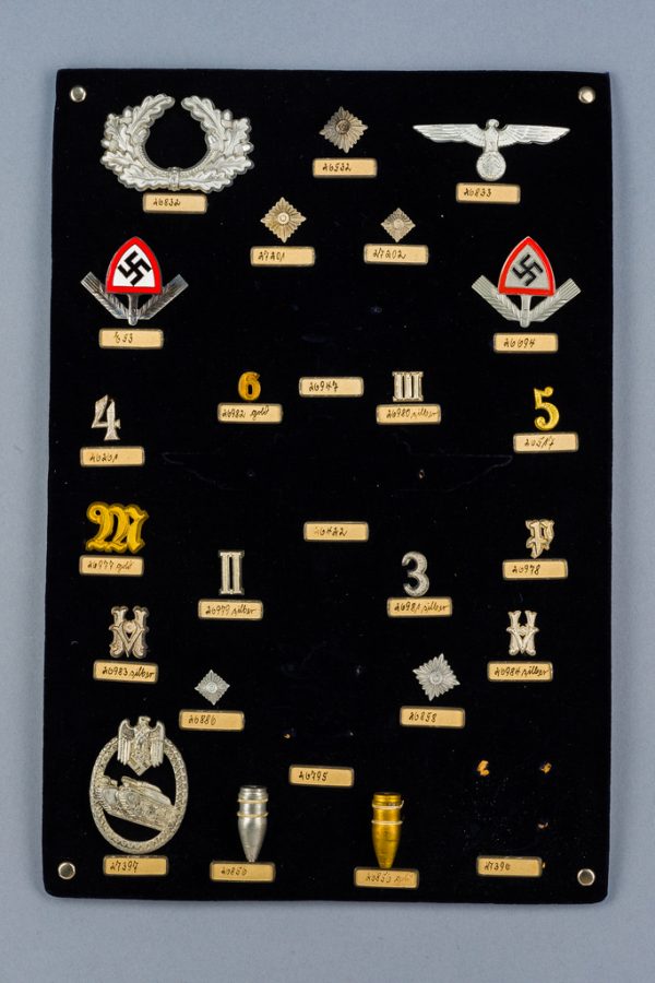 Third Reich Insignia Salesman’s Sample Board (#50061)