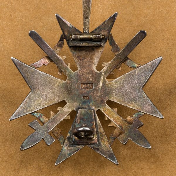Silver Spanish Cross w/Swords (#50063)
