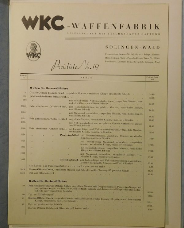 WKC Sales Catalog (#7648)