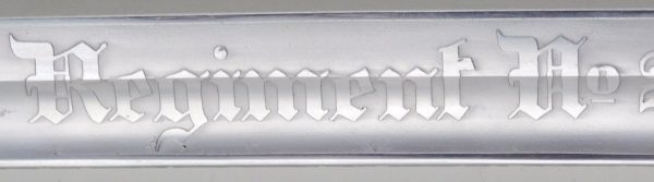 Third Reich Army NCO Etched Sword (#30470)