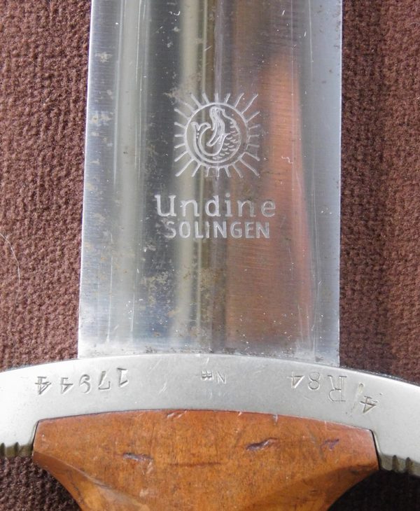 Early 1933 SA Dagger by Undine, Solingen (#30089)