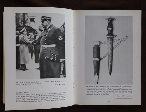 Long Out-of-Print (OFP) Reference Entitled "Edged Weapons of the Third Reich" (#30115)