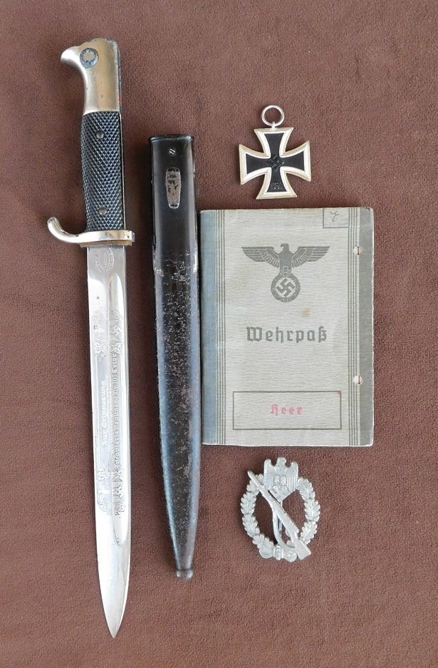 Double-Etched K-98 Infantry Bayonet (#30157)