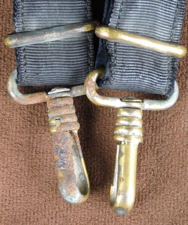 2nd Model Navy Brass Dagger Hangers (#30260)